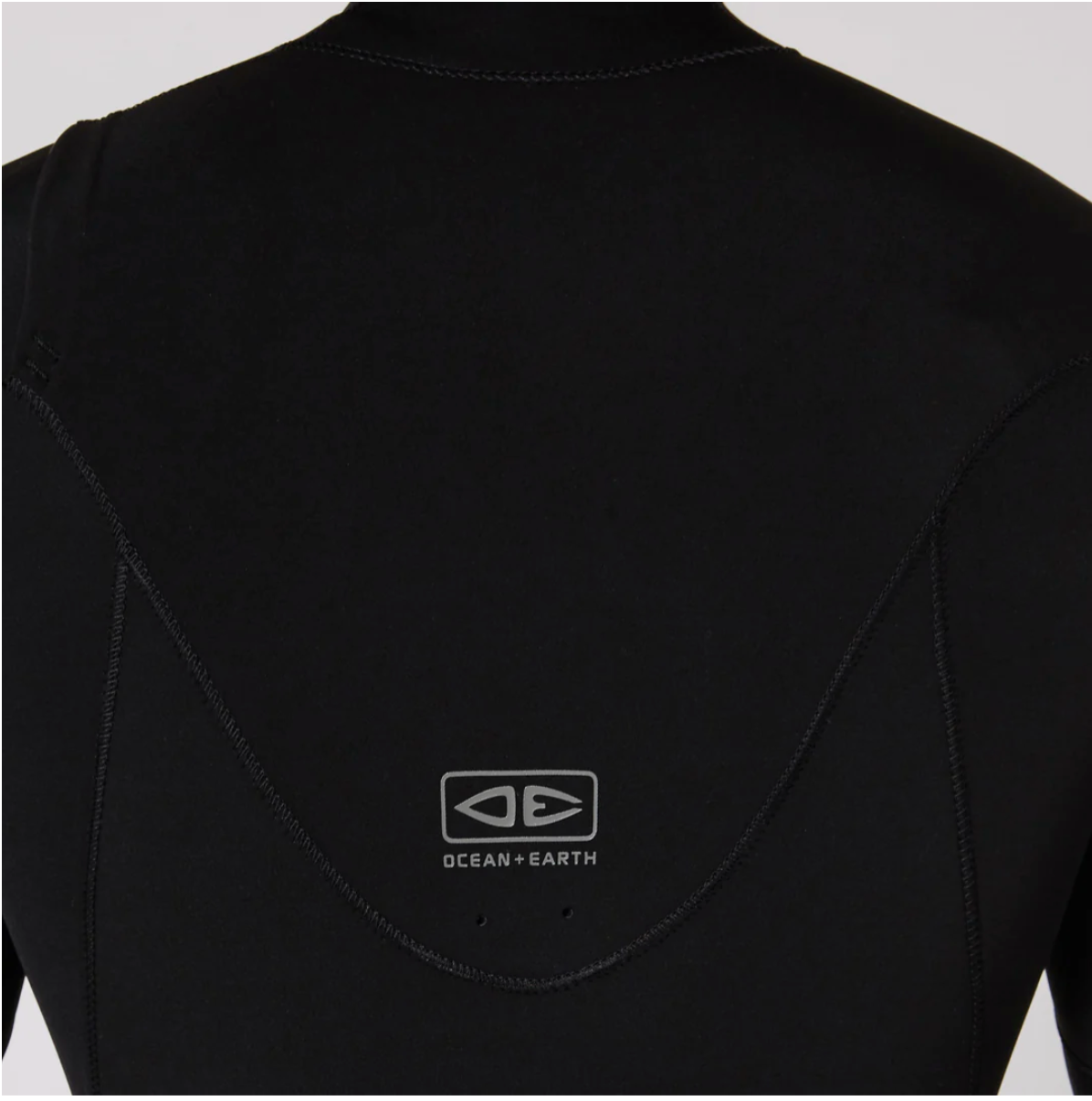 Mens Double Black Chest Zip Steamer - 4/3mm