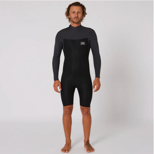Mens Free Flex LS Back Zip Spring - 2/2mm