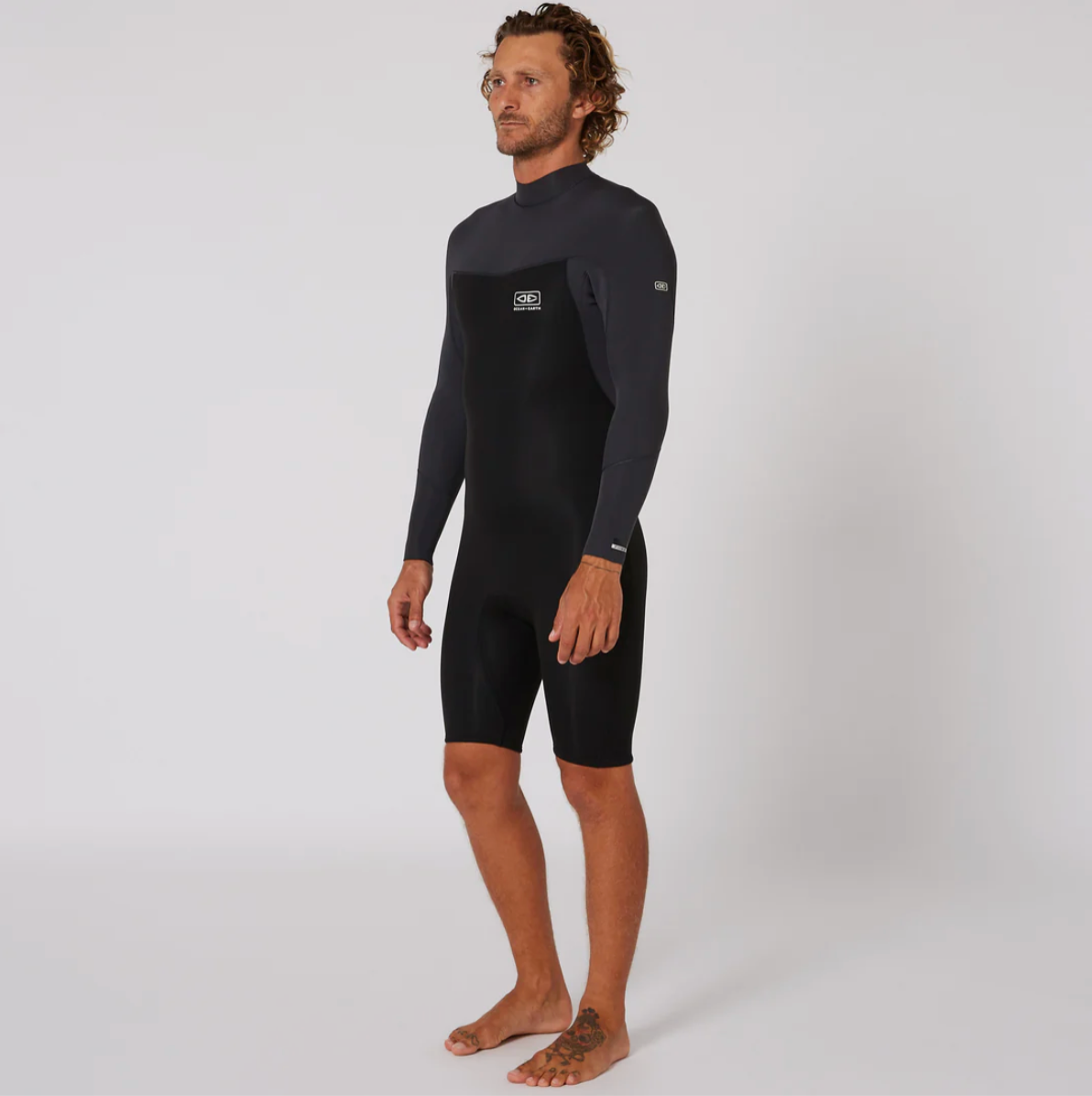 Mens Free Flex LS Back Zip Spring - 2/2mm